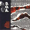 D.O.A. - Talk Minus Action Equals Zero - Cassette tape on Restless Records