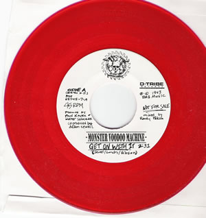 Monster Voodoo Machine - Get On With It - Red vinyl promo 7 inch